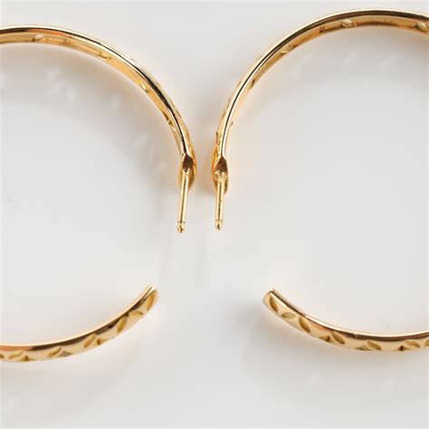 lv hoop earrings dupe|lv inspired hoop earrings.